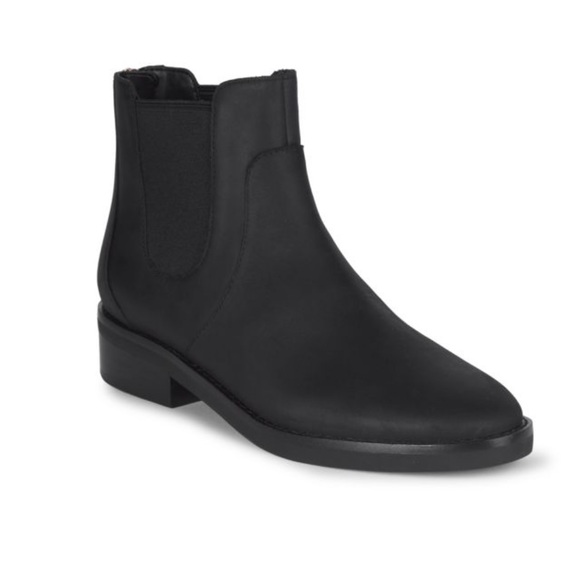 NWT - Cole Haan Black Waterproof Leather Boots - Sz 7.5 - Picture 2 of 16